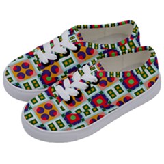 Shapes In Shapes 2                                                              Kids  Classic Low Top Sneakers by LalyLauraFLM