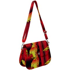 Red Light Ii Saddle Handbag by MRNStudios