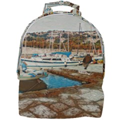 Alone On Gardasee, Italy  Mini Full Print Backpack by ConteMonfrey