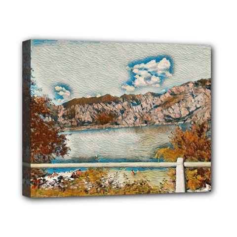 Side Way To Lake Garda, Italy  Canvas 10  X 8  (stretched) by ConteMonfrey