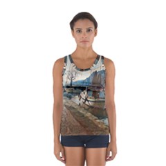 Boats On Gardasee, Italy  Sport Tank Top  by ConteMonfrey