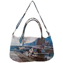 Boats On Gardasee, Italy  Removal Strap Handbag by ConteMonfrey