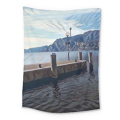 Pier On The End Of A Day Medium Tapestry by ConteMonfrey