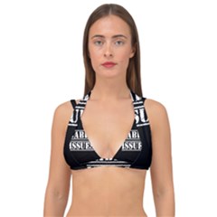 Babbu Issues - Italian Daddy Issues Double Strap Halter Bikini Top by ConteMonfrey