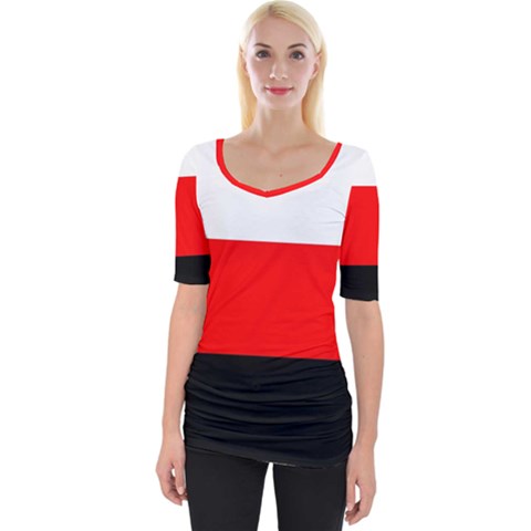 Erzya Flag Wide Neckline Tee by tony4urban