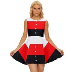 Erzya Flag Sleeveless Button Up Dress