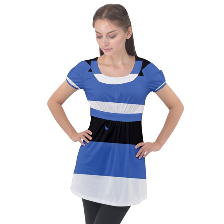 Estonia Puff Sleeve Tunic Top