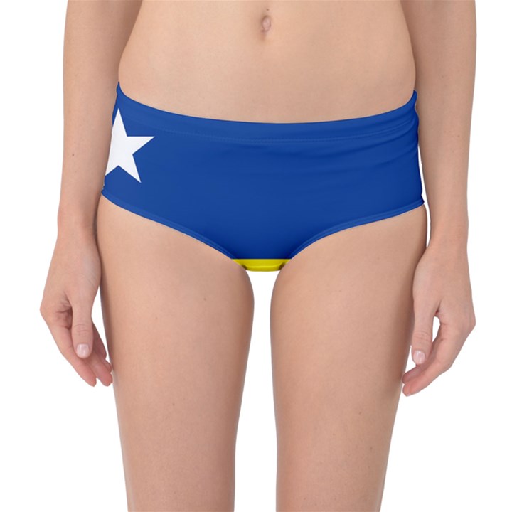 Curacao Mid-Waist Bikini Bottoms