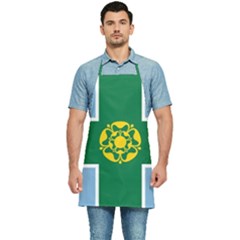 Derbyshire Flag Kitchen Apron by tony4urban