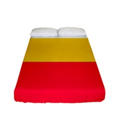 Malopolskie Flag Fitted Sheet (full/ Double Size) by tony4urban