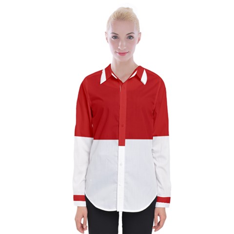 Monaco Womens Long Sleeve Shirt by tony4urban