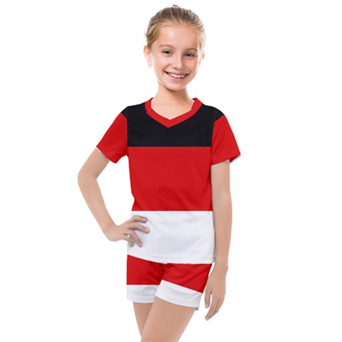 Berlin Old Flag Kids  Mesh Tee And Shorts Set by tony4urban