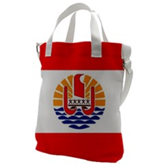 French Polynesia Canvas Messenger Bag by tony4urban