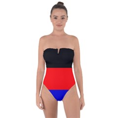 East Frisia Flag Tie Back One Piece Swimsuit by tony4urban