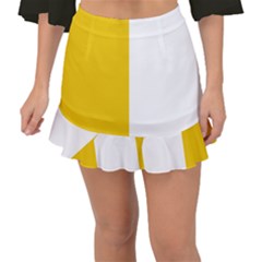Antrim Flag Fishtail Mini Chiffon Skirt by tony4urban
