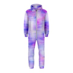 Bright Colored Stain Abstract Pattern Hooded Jumpsuit (kids) by dflcprintsclothing