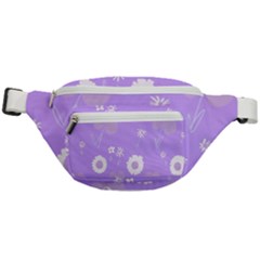 Daisy Flowers Lilac White Lavender Purple Fanny Pack