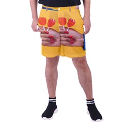 Valentine Day Lolly Candy Heart Men s Pocket Shorts by artworkshop