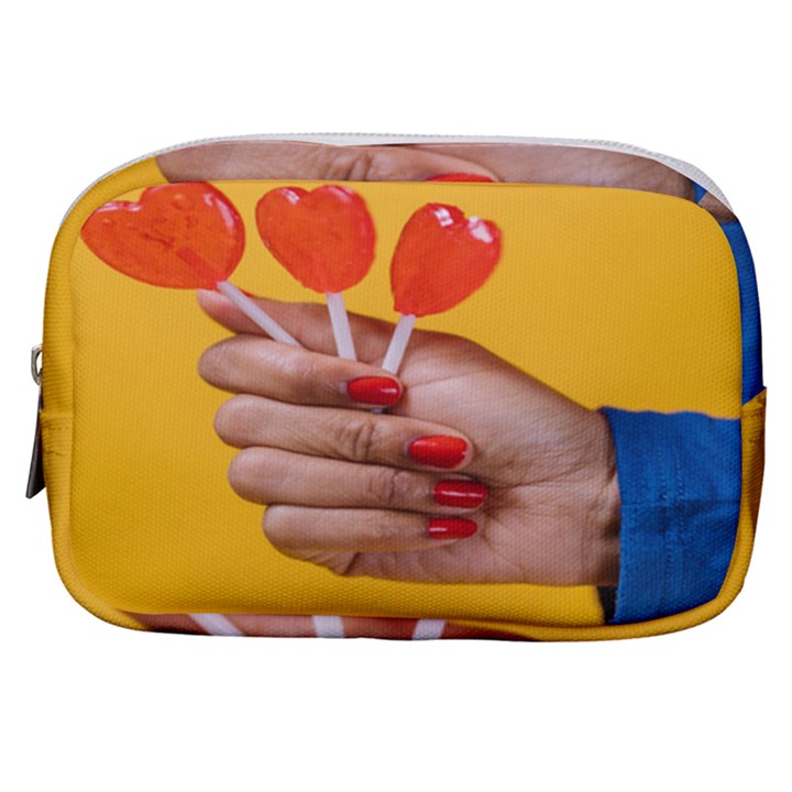 Valentine Day Lolly Candy Heart Make Up Pouch (Small)