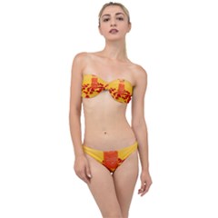 Valentine Day Heart Love Potion Classic Bandeau Bikini Set by artworkshop