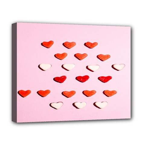 Lolly Candy  Valentine Day Deluxe Canvas 20  X 16  (stretched) by artworkshop