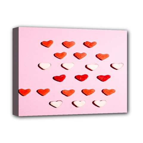 Lolly Candy  Valentine Day Deluxe Canvas 16  X 12  (stretched)  by artworkshop