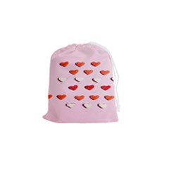 Lolly Candy  Valentine Day Drawstring Pouch (small) by artworkshop