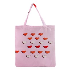 Lolly Candy  Valentine Day Grocery Tote Bag by artworkshop