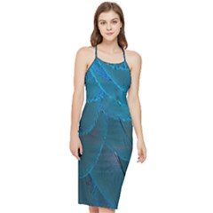 Beautiful Plumage Bodycon Cross Back Summer Dress by artworkshop