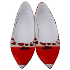 Love Envelope Logo Valentine Women s Low Heels by artworkshop