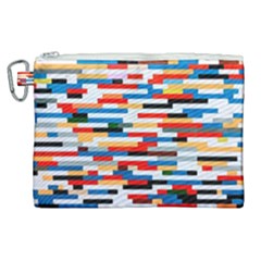 Pattern Wallpaper Canvas Cosmetic Bag (xl) by artworkshop