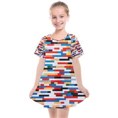 Pattern Wallpaper Kids  Smock Dress by artworkshop