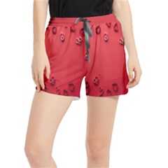 Valentine Day Logo Heart Ribbon Women s Runner Shorts by artworkshop