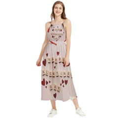 Valentine Gift Box Boho Sleeveless Summer Dress