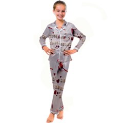 Valentine Gift Box Kid s Satin Long Sleeve Pajamas Set