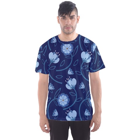 Flower Men s Sport Mesh Tee by zappwaits