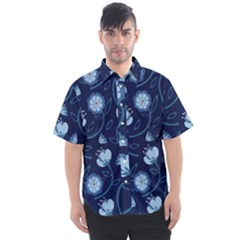 Flower Men s Short Sleeve Shirt