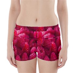 Raspberries Boyleg Bikini Wrap Bottoms by artworkshop