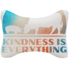 Vegan Animal Lover T- Shirt Kindness Is Everything Vegan Animal Lover T- Shirt Seat Head Rest Cushion by maxcute
