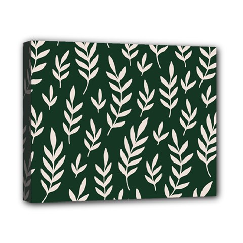 Leaves Foliage Plants Pattern Canvas 10  X 8  (stretched)