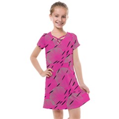 Background Pattern Texture Design Kids  Cross Web Dress