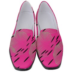 Background Pattern Texture Design Women s Classic Loafer Heels