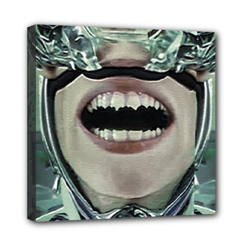 Cyborg At Surgery Mini Canvas 8  X 8  (stretched) by dflcprintsclothing