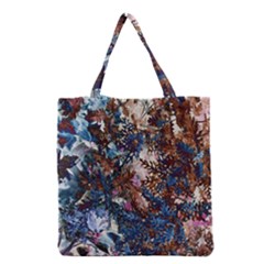 Brown Leaves Grocery Tote Bag