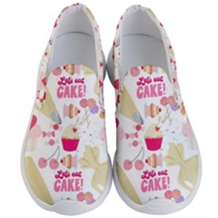 Desserts Pastries Baking Wallpaper Men s Lightweight Slip Ons