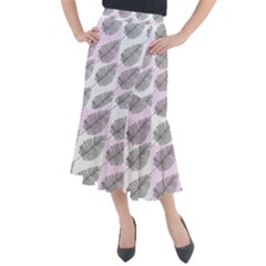 Happy Sky Nft Photographer Nature Midi Mermaid Skirt by Ravend