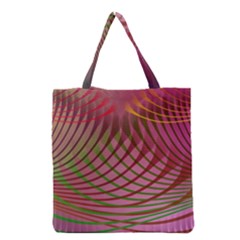 Illustration Pattern Abstract Colorful Shapes Grocery Tote Bag