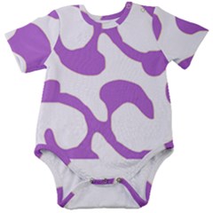 Abstract Pattern Purple Swirl T- Shirt Abstract Pattern Purple Swirl T- Shirt Baby Short Sleeve Bodysuit by maxcute