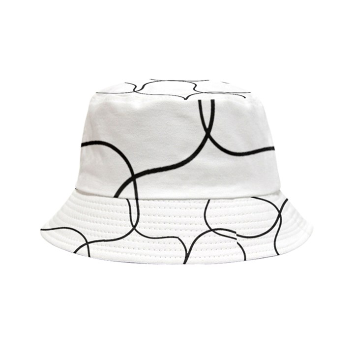 Abstract Pattern T- Shirt Abstract Pattern2 Inside Out Bucket Hat