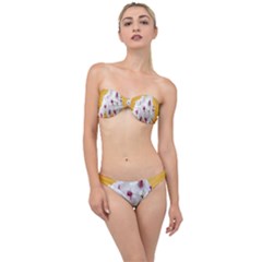 Boards Decoration Flower Flower Room Classic Bandeau Bikini Set by artworkshop